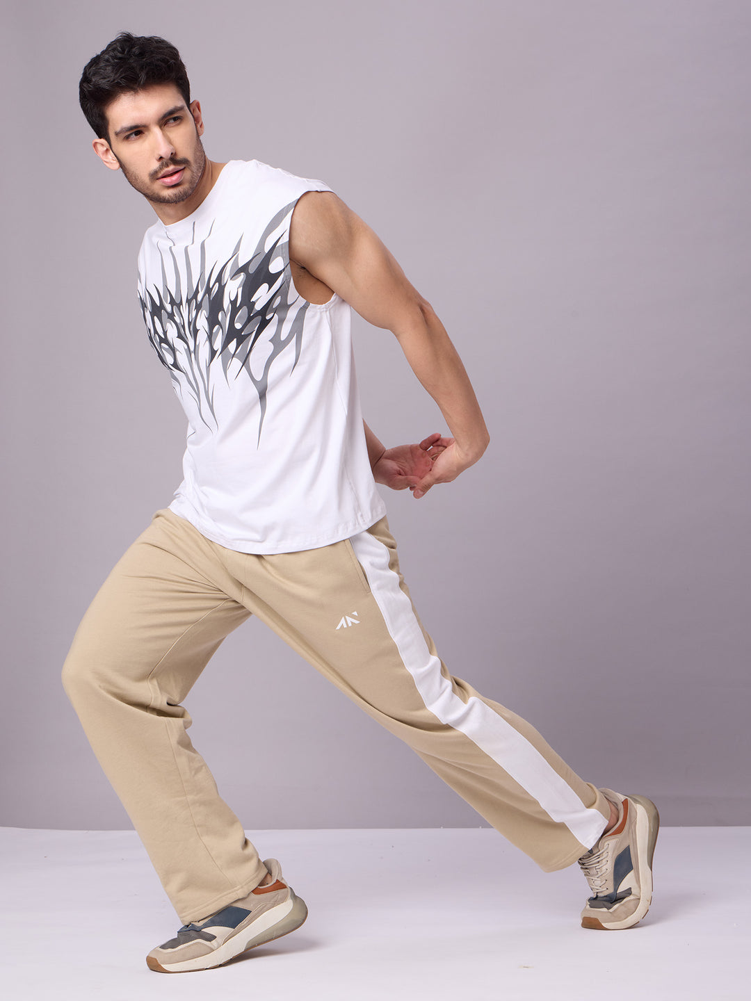 Straight Fit Panel Jogger