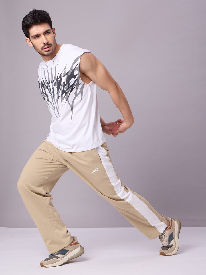 Straight Fit Panel Jogger