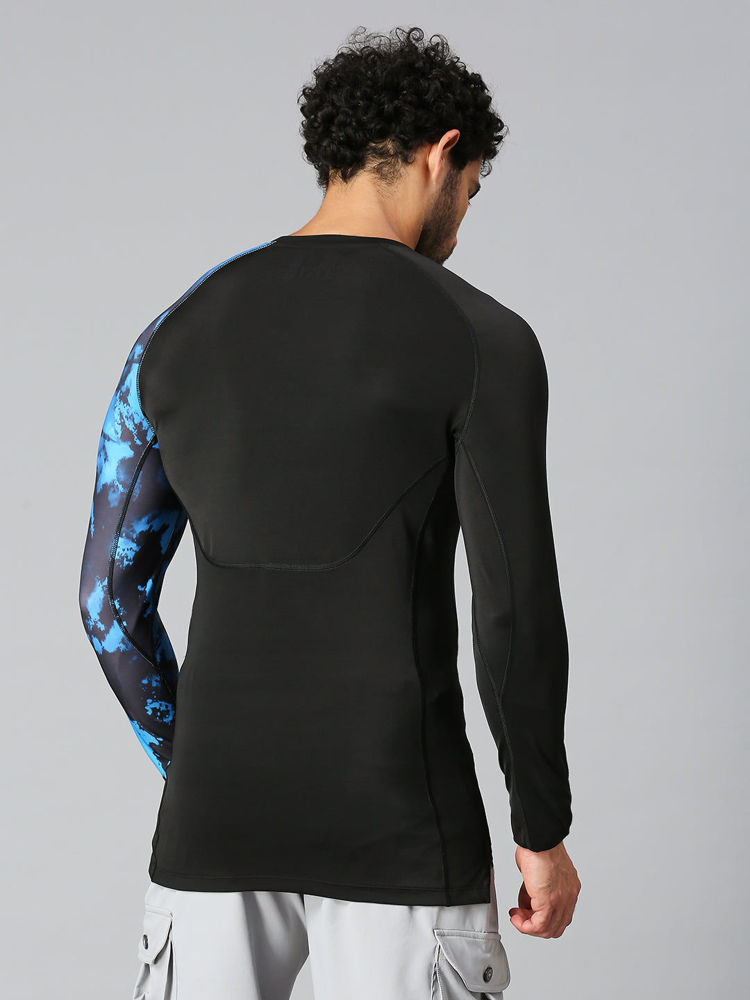 full arm gym compression wear for men