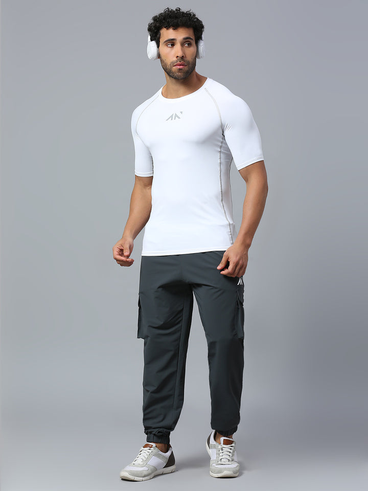 gym half sleeve tshirt compression men