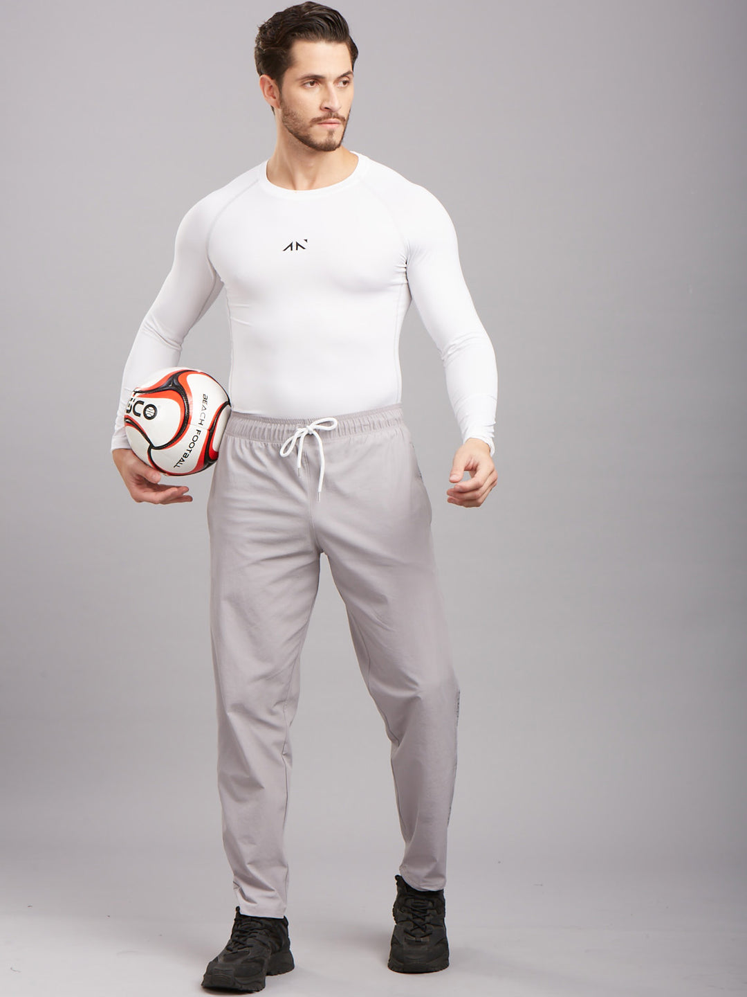 men's white performance compression wear india