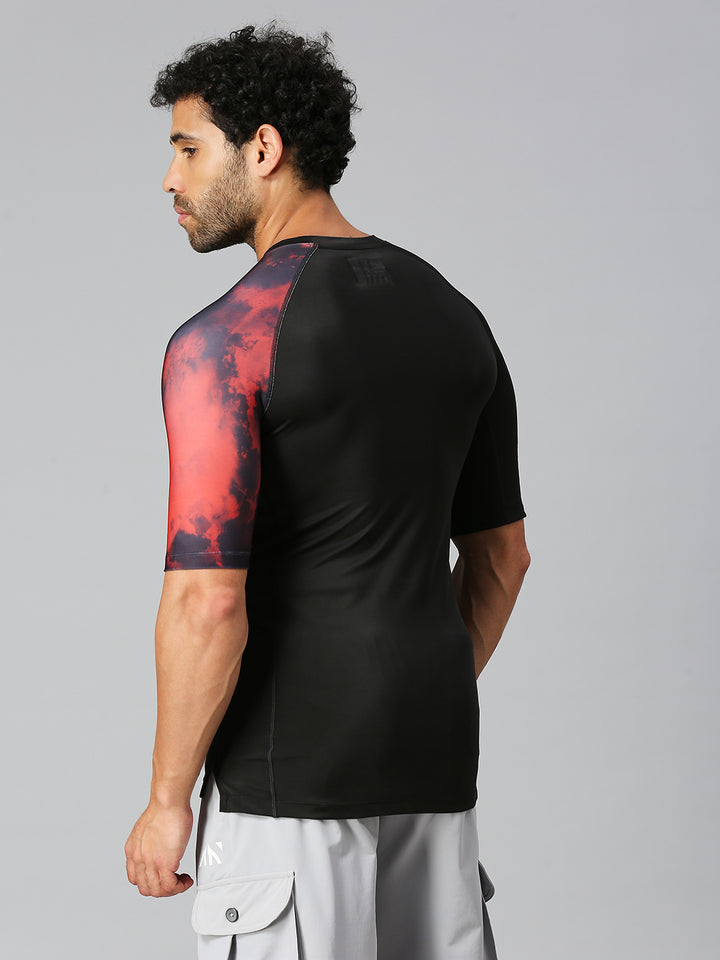 mens fitness t-shirt compression style