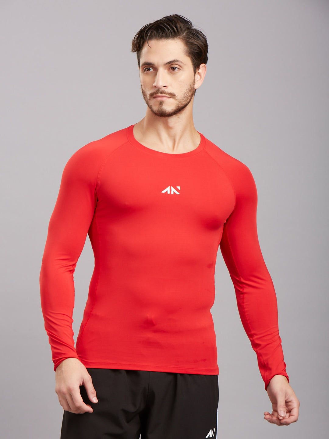 red compression training wear india