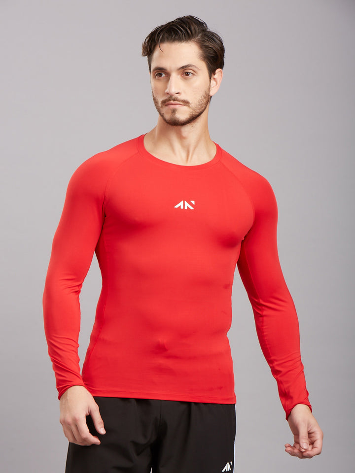 red compression training wear india