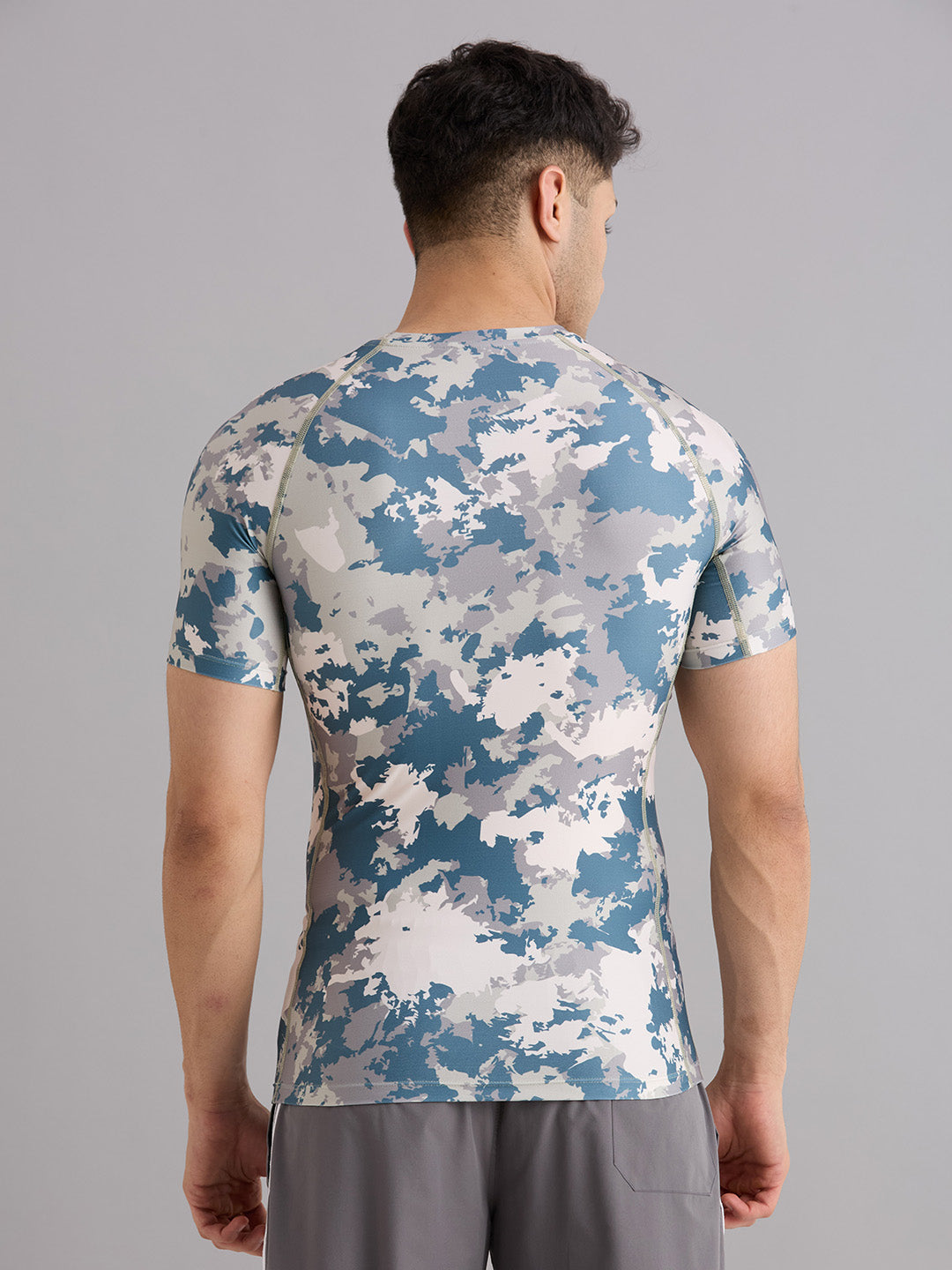 workout t-shirt for men compression fit
