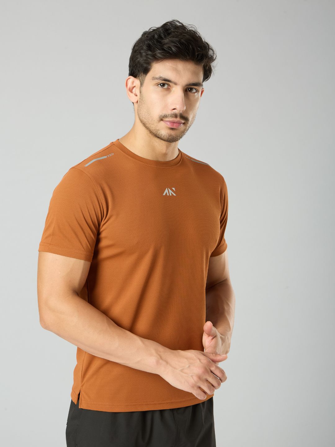 Quick Dry Running T-Shirt Rust