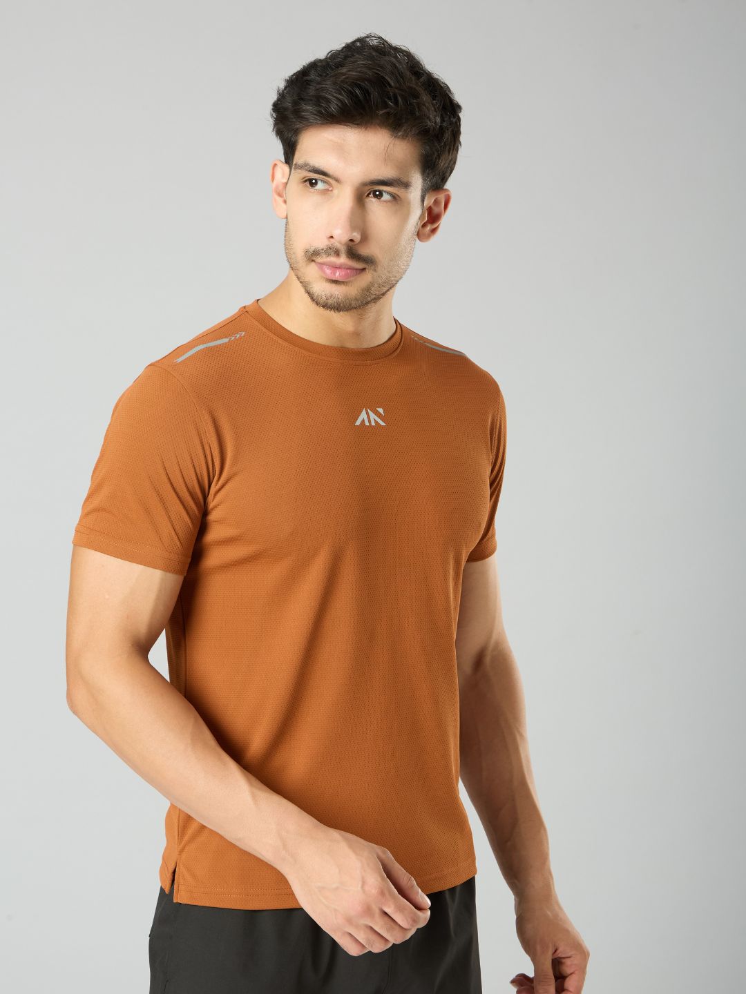 Quick Dry Running T-Shirt Rust