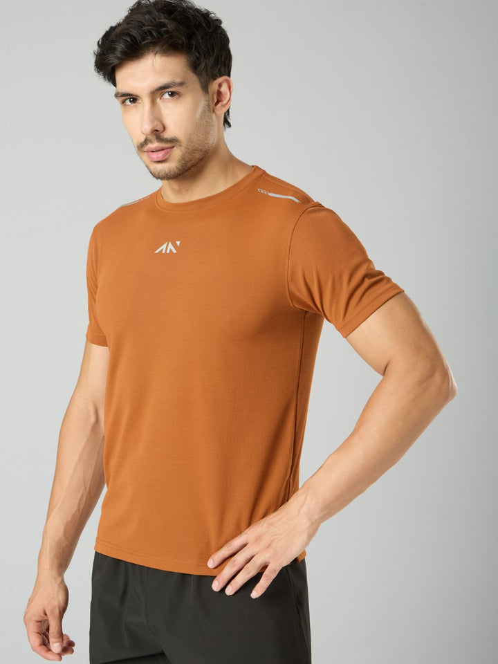 Quick Dry Running T-Shirt Rust
