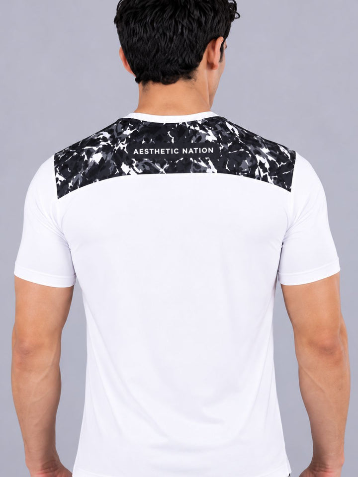 Muscle Fit Ice White Camo Tshirt