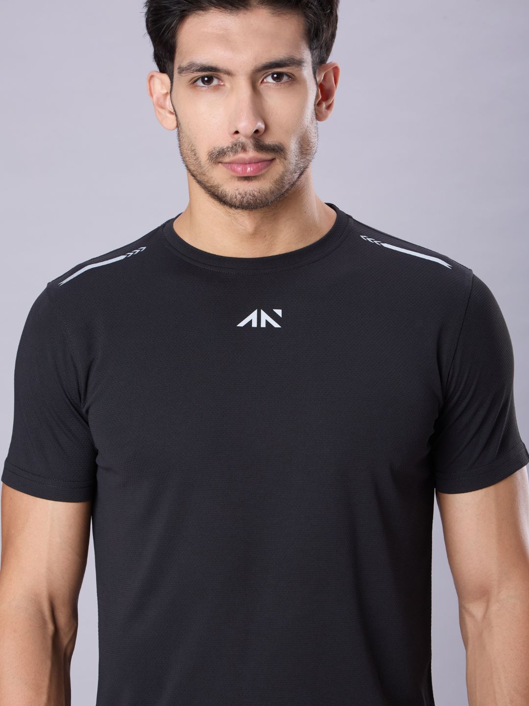 Quick Dry Running T-Shirt Black