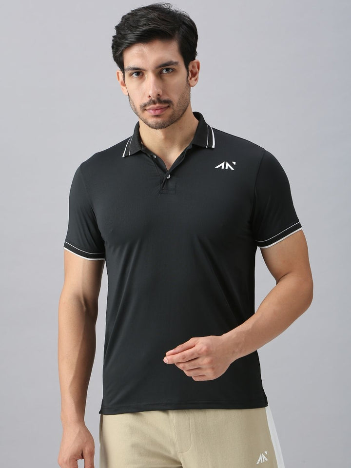 Performance Polo Tshirt Black