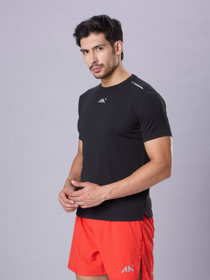 Quick Dry Running T-Shirt Black
