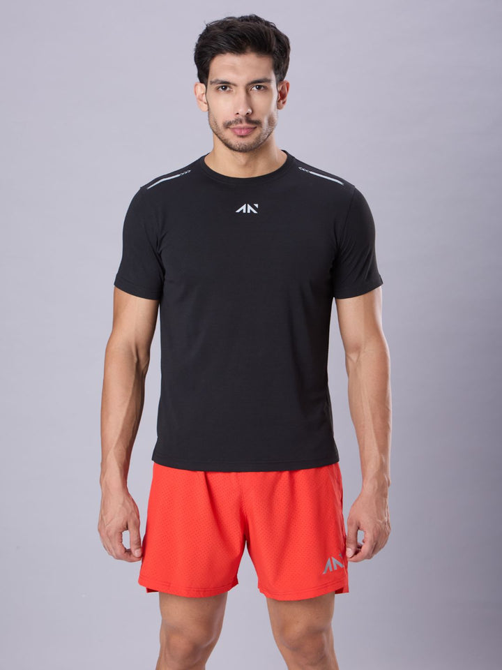 Quick Dry Running T-Shirt Black