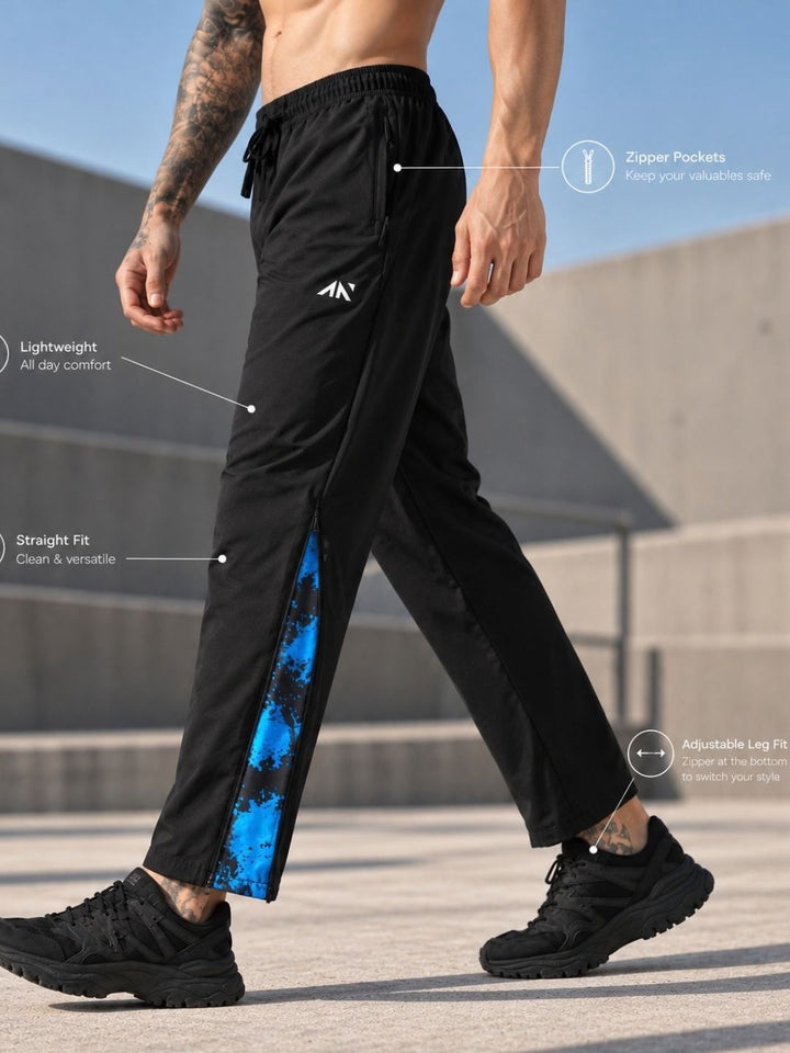 Air Dual-Fit TrackPant Black Blue