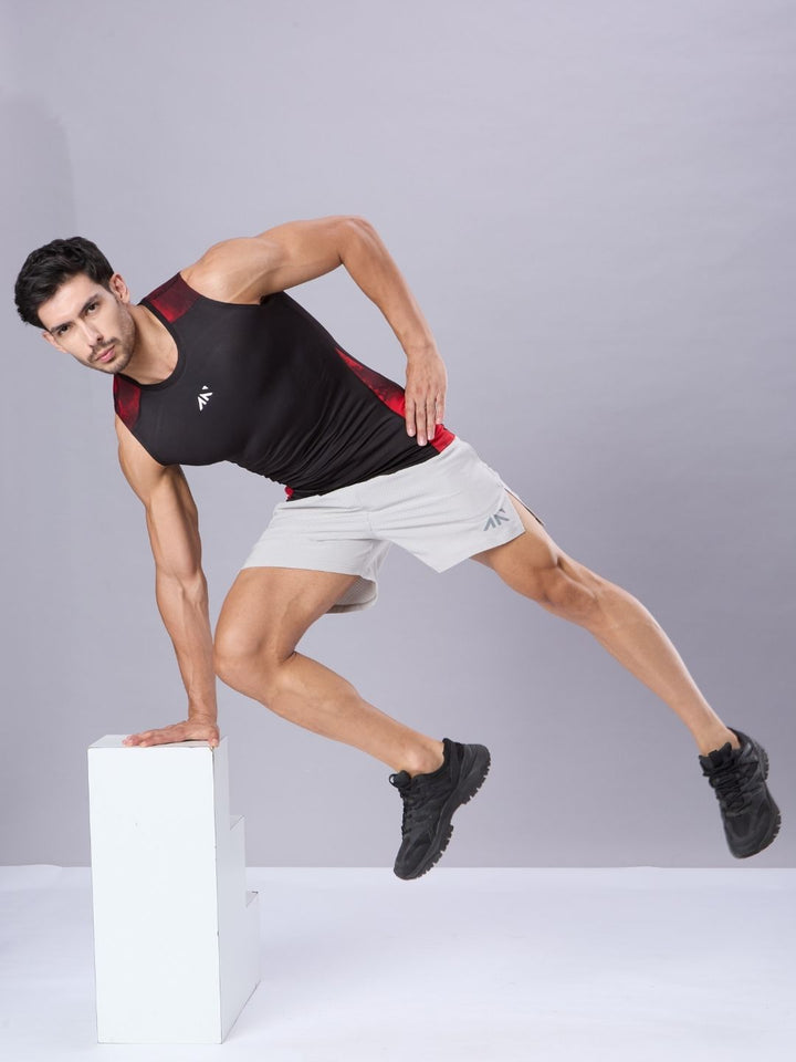 Critical Compression Vest Black Red
