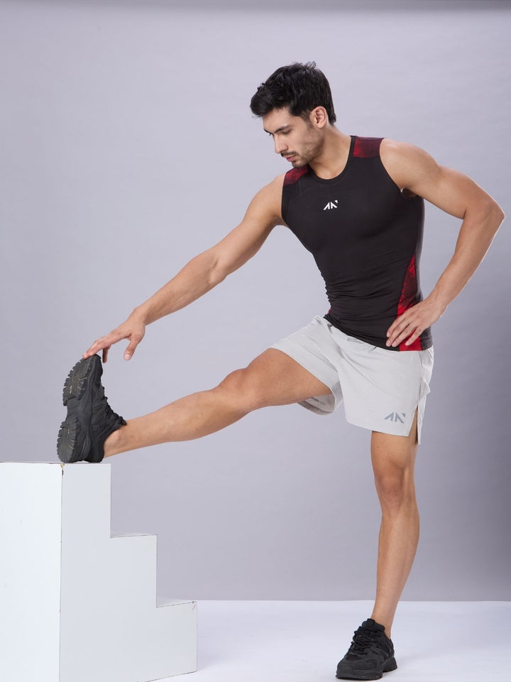 Critical Compression Vest Black Red