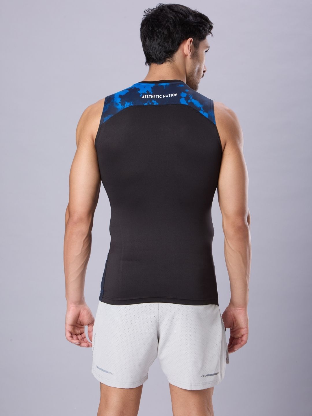 Critical Compression Vest Black Blue