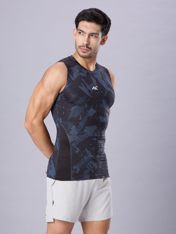 Critical Compression Vest Black Camo