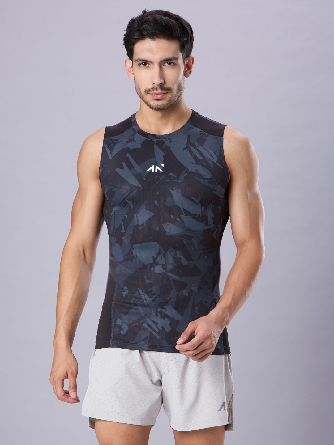 Critical Compression Vest Black Camo