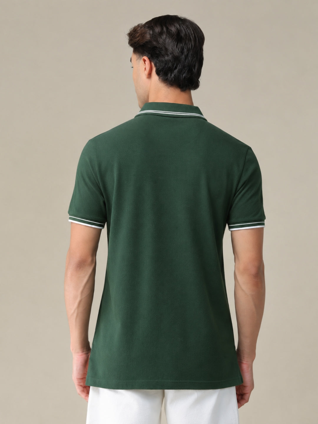 Performance Zipup Polo Tshirt Rainforest
