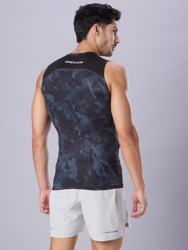 Critical Compression Vest Black Camo