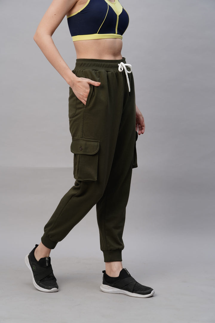 Oversized Unisex Fleece Cargo