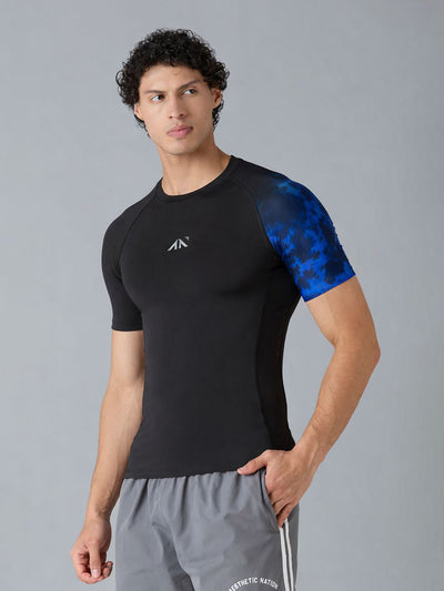 Critical Compression Tshirt Black Blue