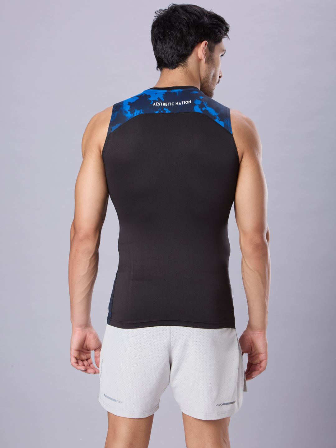 Critical Compression Vest Black Blue