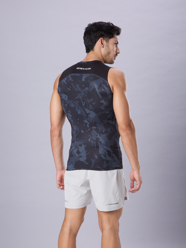 Critical Compression Vest Black Camo