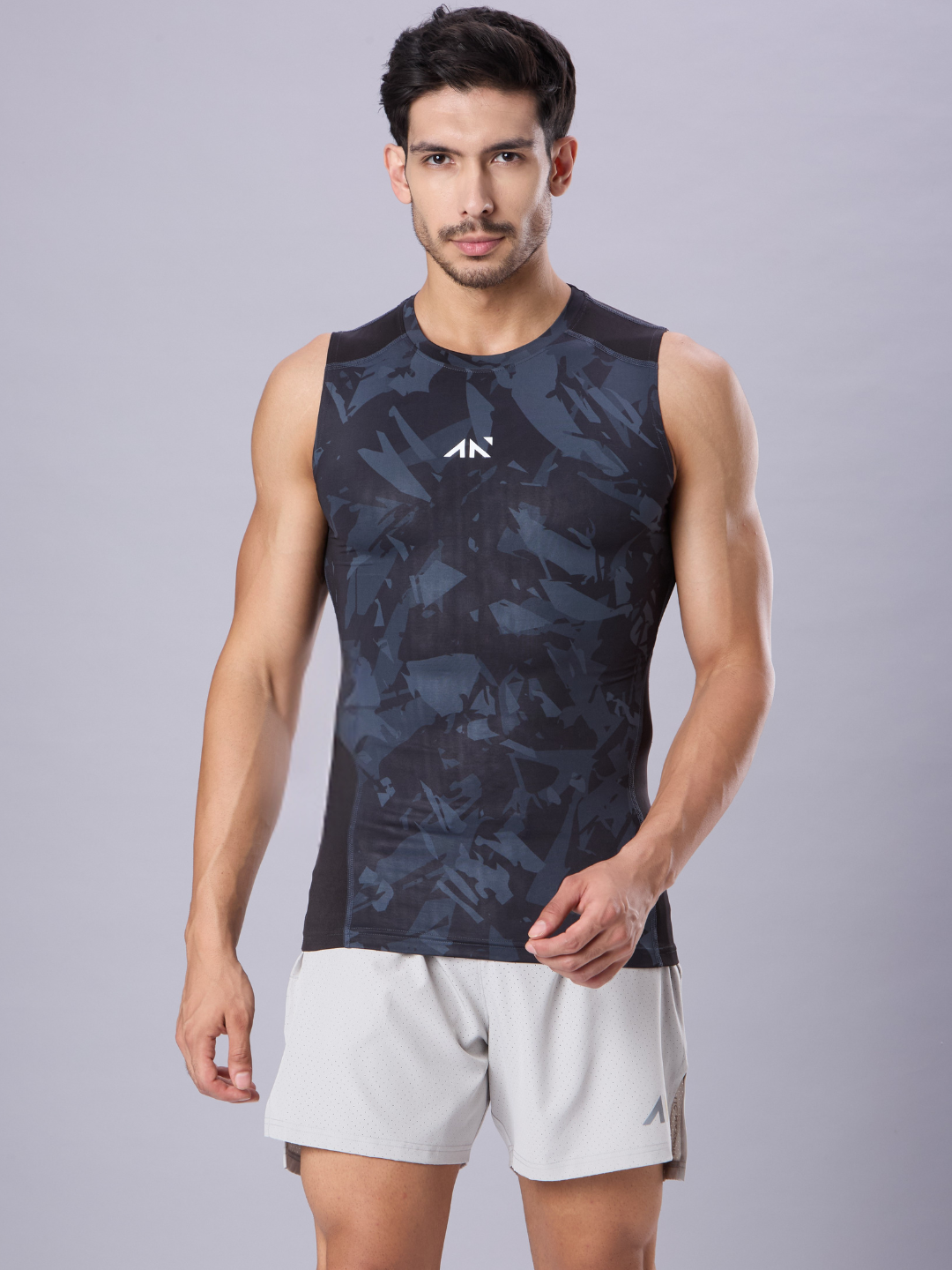 Critical Compression Vest Black Camo