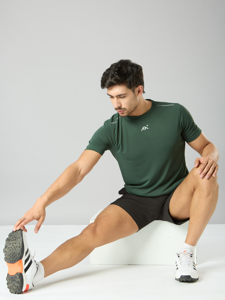 Quick Dry Running T-Shirt Green