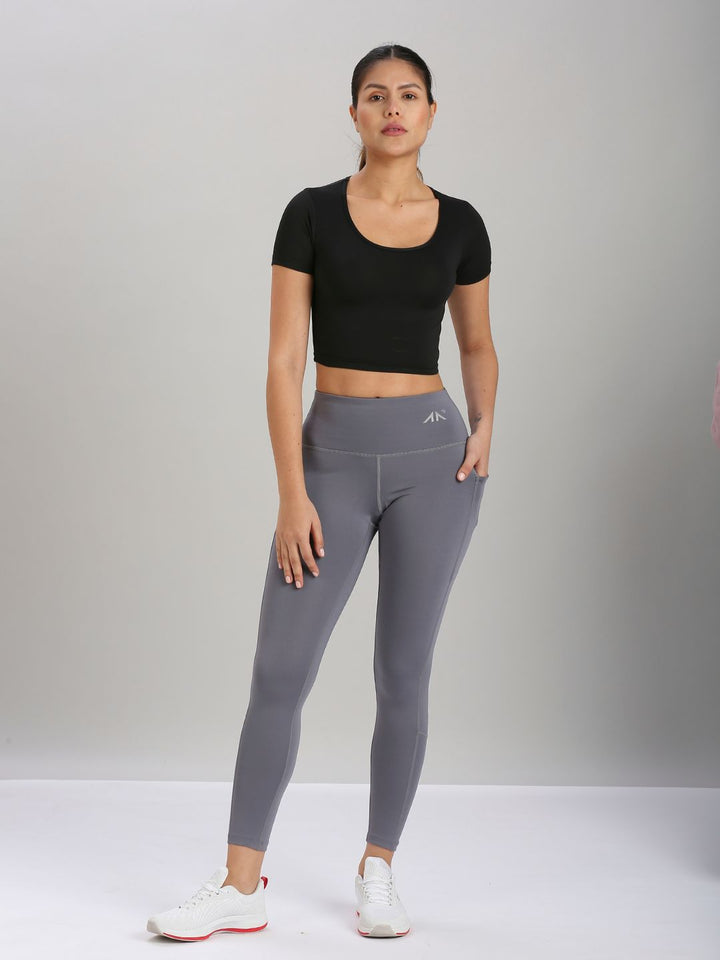 Eternal Scoop Neck Crop Top