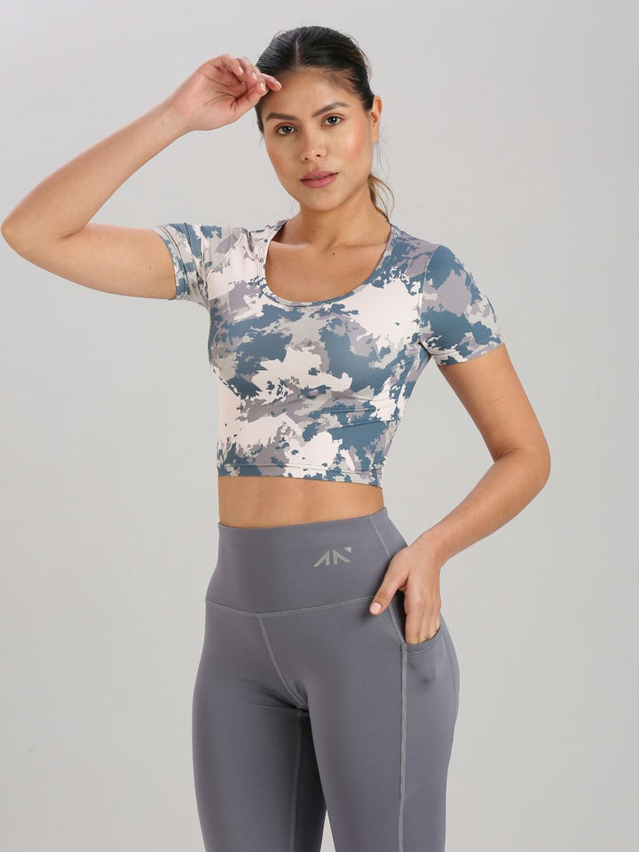 Eternal Scoop Neck Crop Top