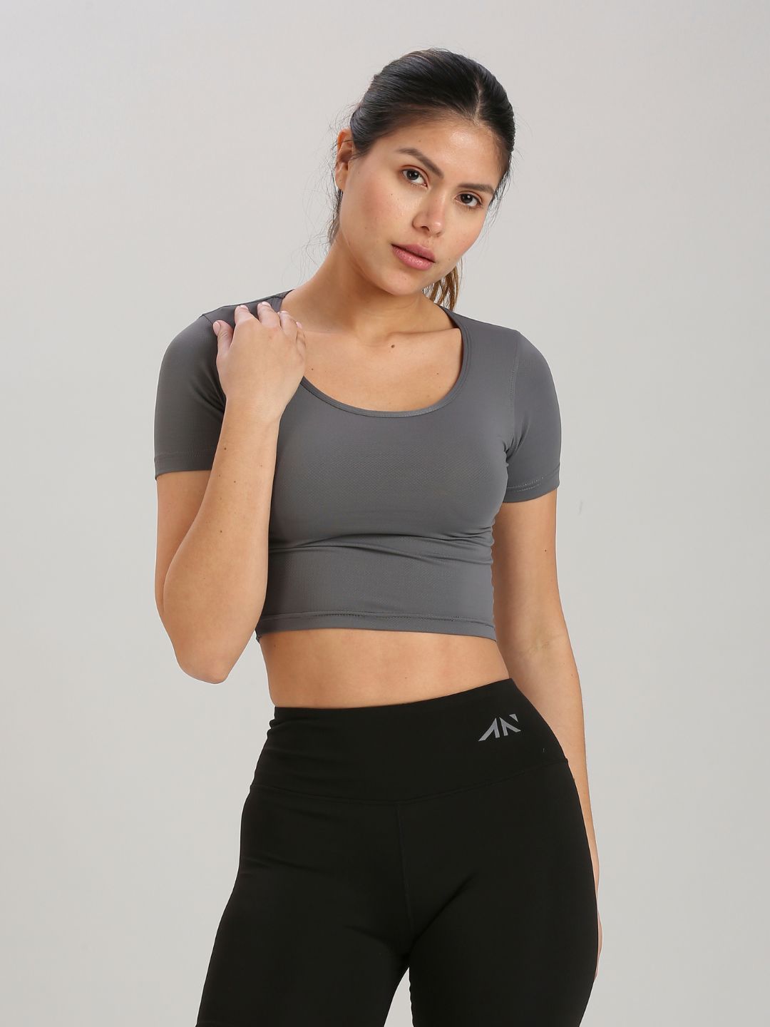 Eternal Scoop Neck Crop Top