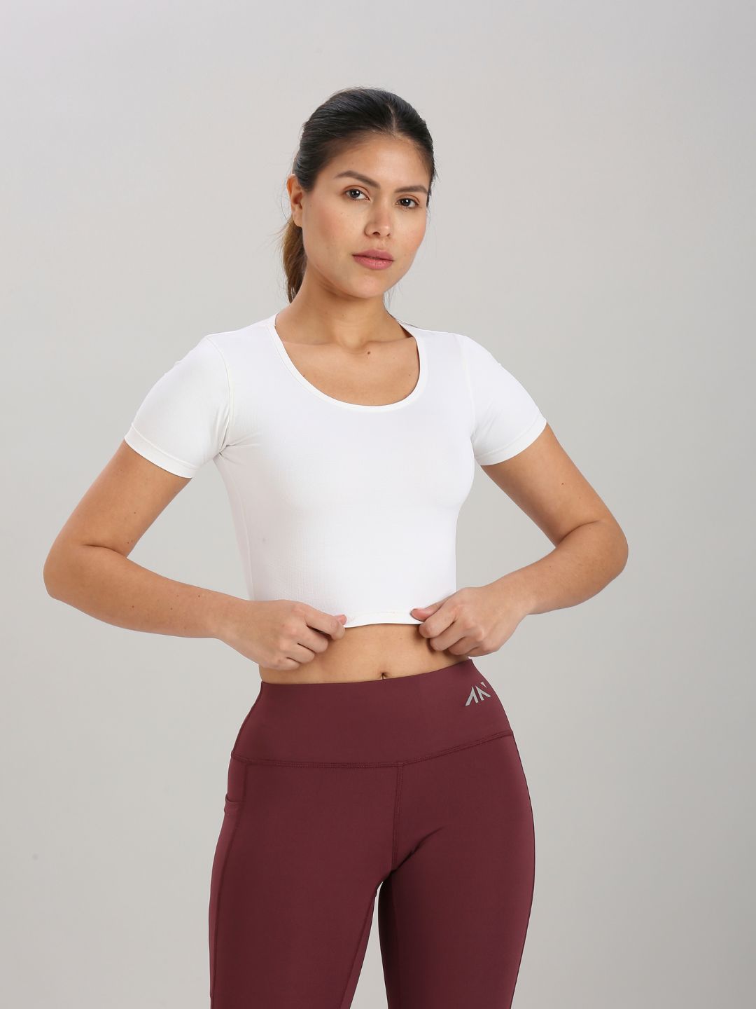 Eternal Scoop Neck Crop Top
