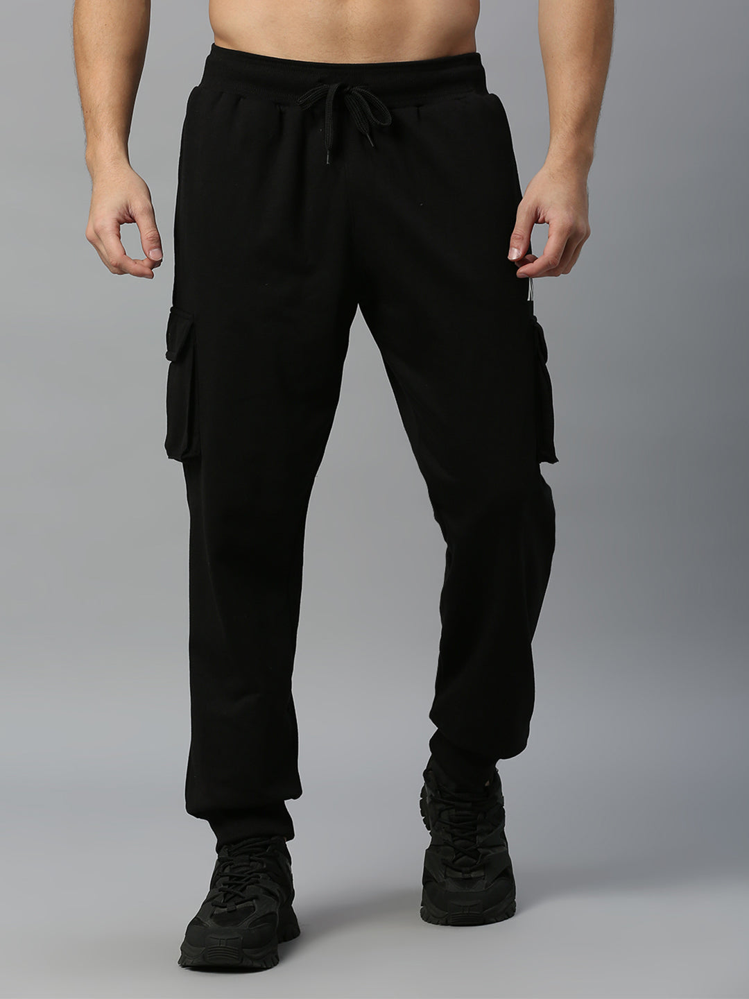 Shop Black Cargo Pants For Men Online At Best Price In India –  AestheticNation