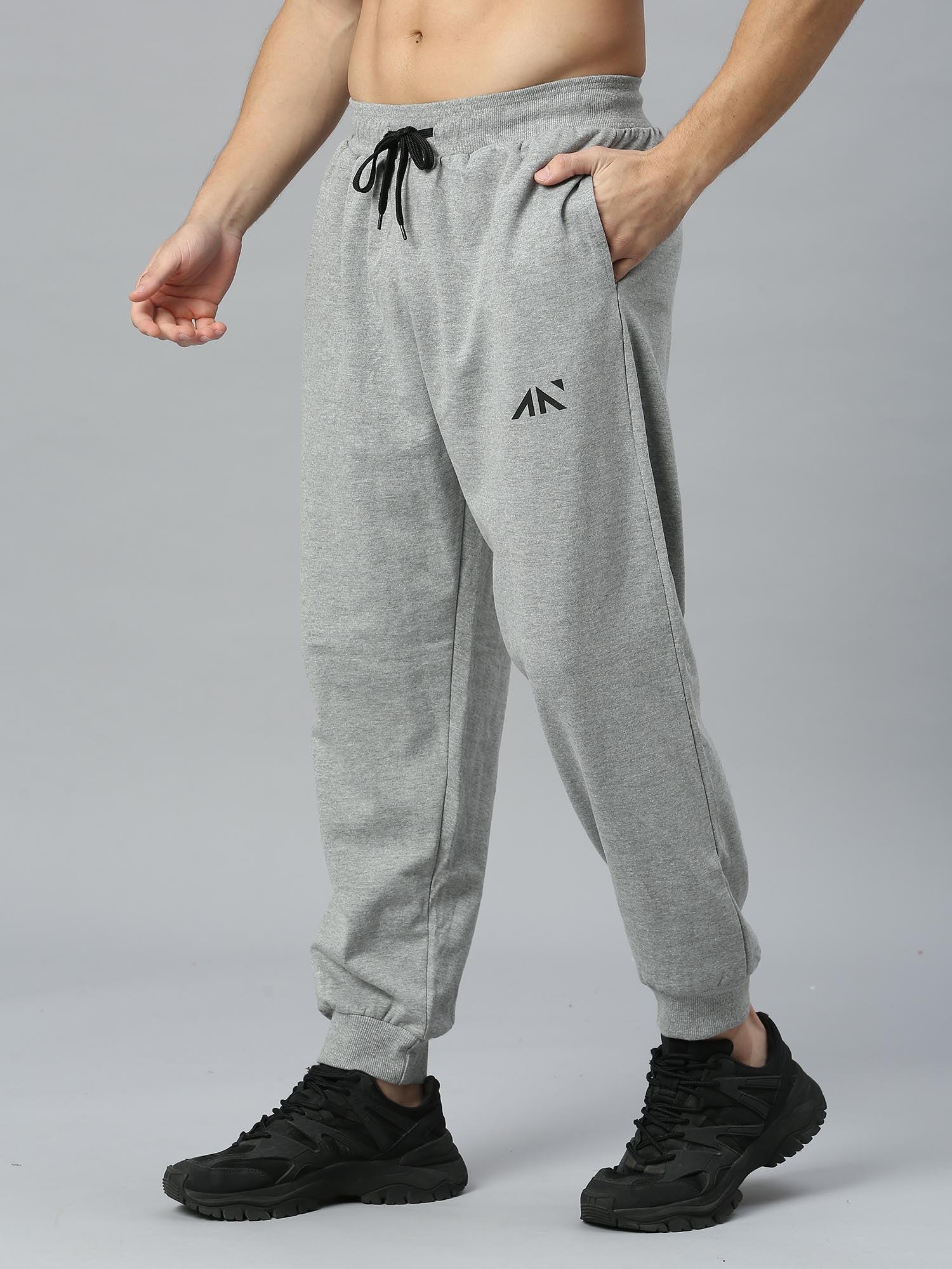 Buy C9 Easy Movement Cotton Track Pants - Black at Rs.1299 online |  Activewear online
