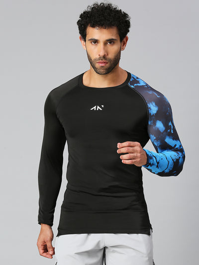 Critical Compression Tshirt Black Blue