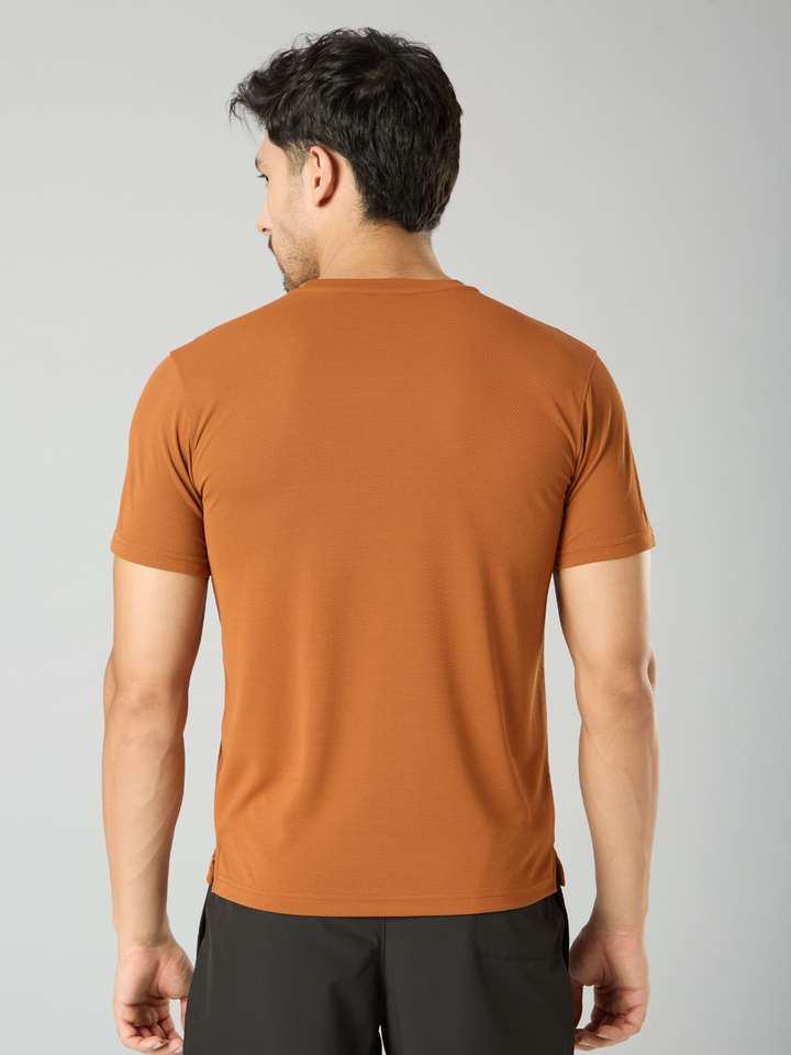 Quick Dry Running T-Shirt Rust