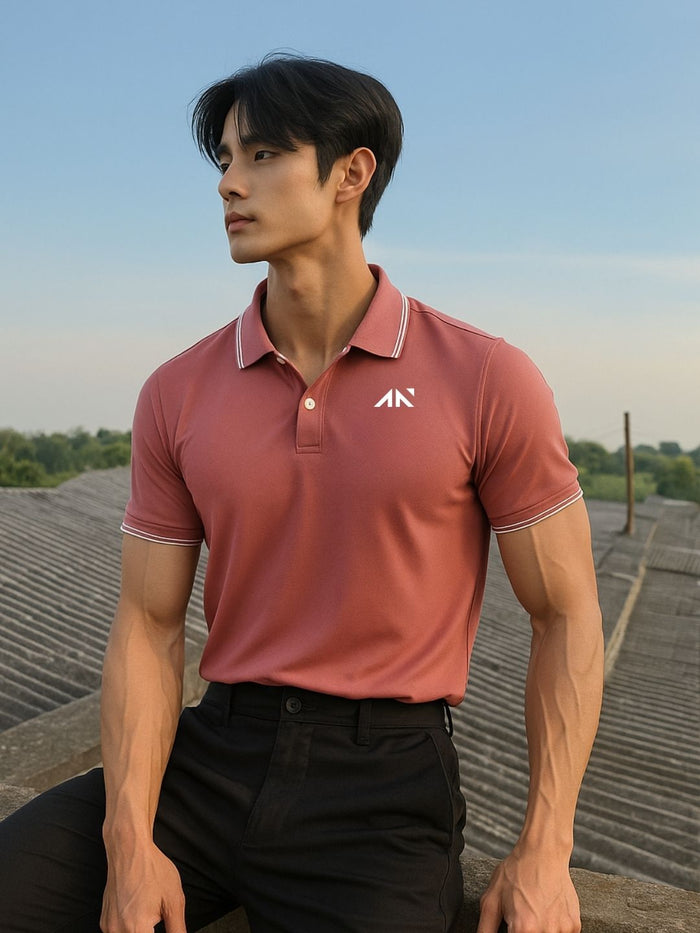 Performance Polo Tshirt Maroon