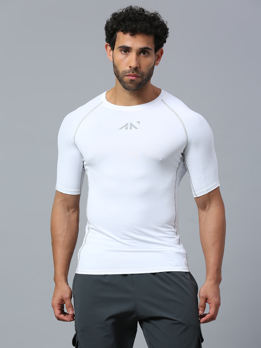 Men's Gym Compression Half Sleeve T-Shirt – Comfort Meets Performance
