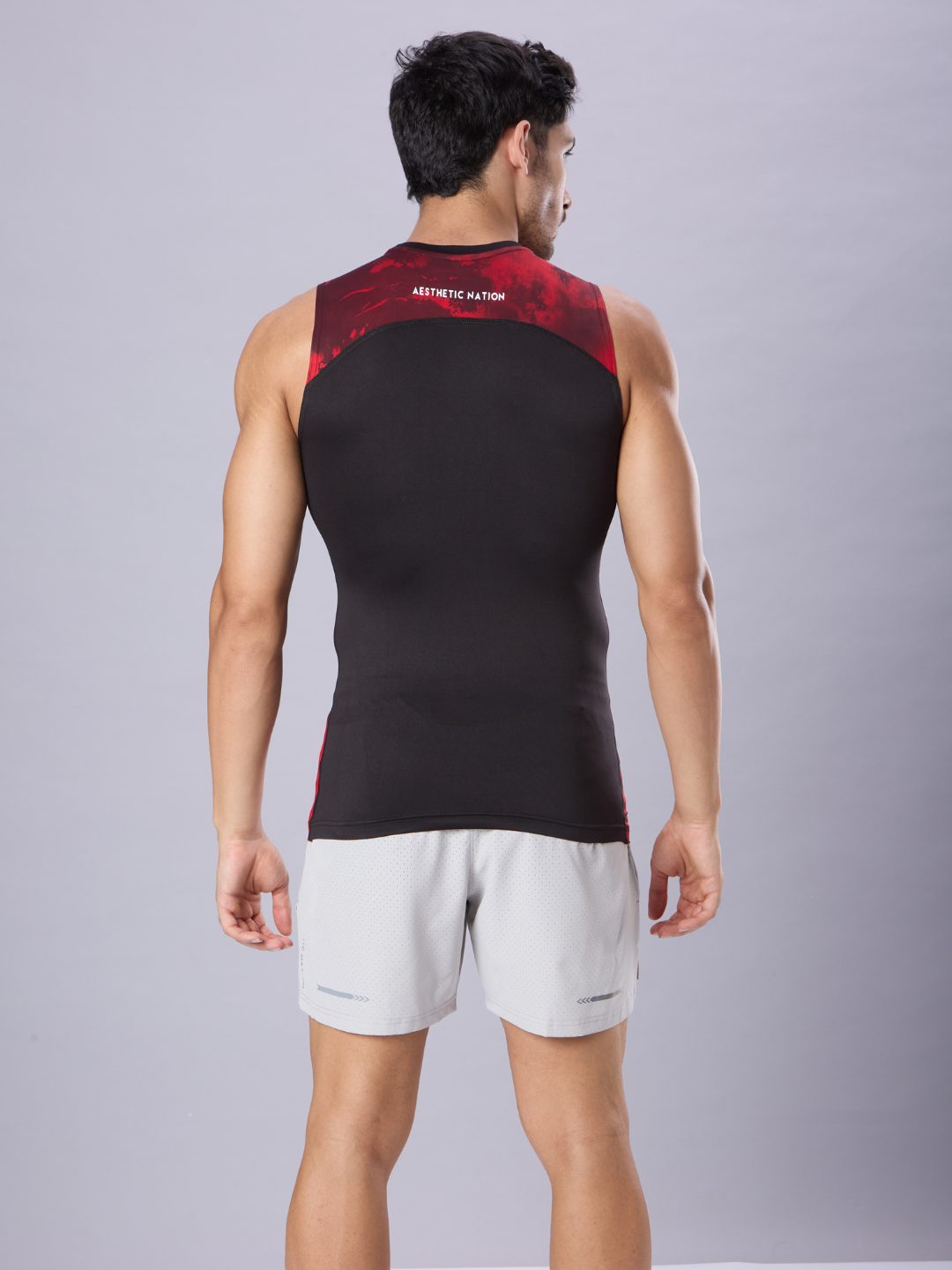 Critical Compression Vest Black Red