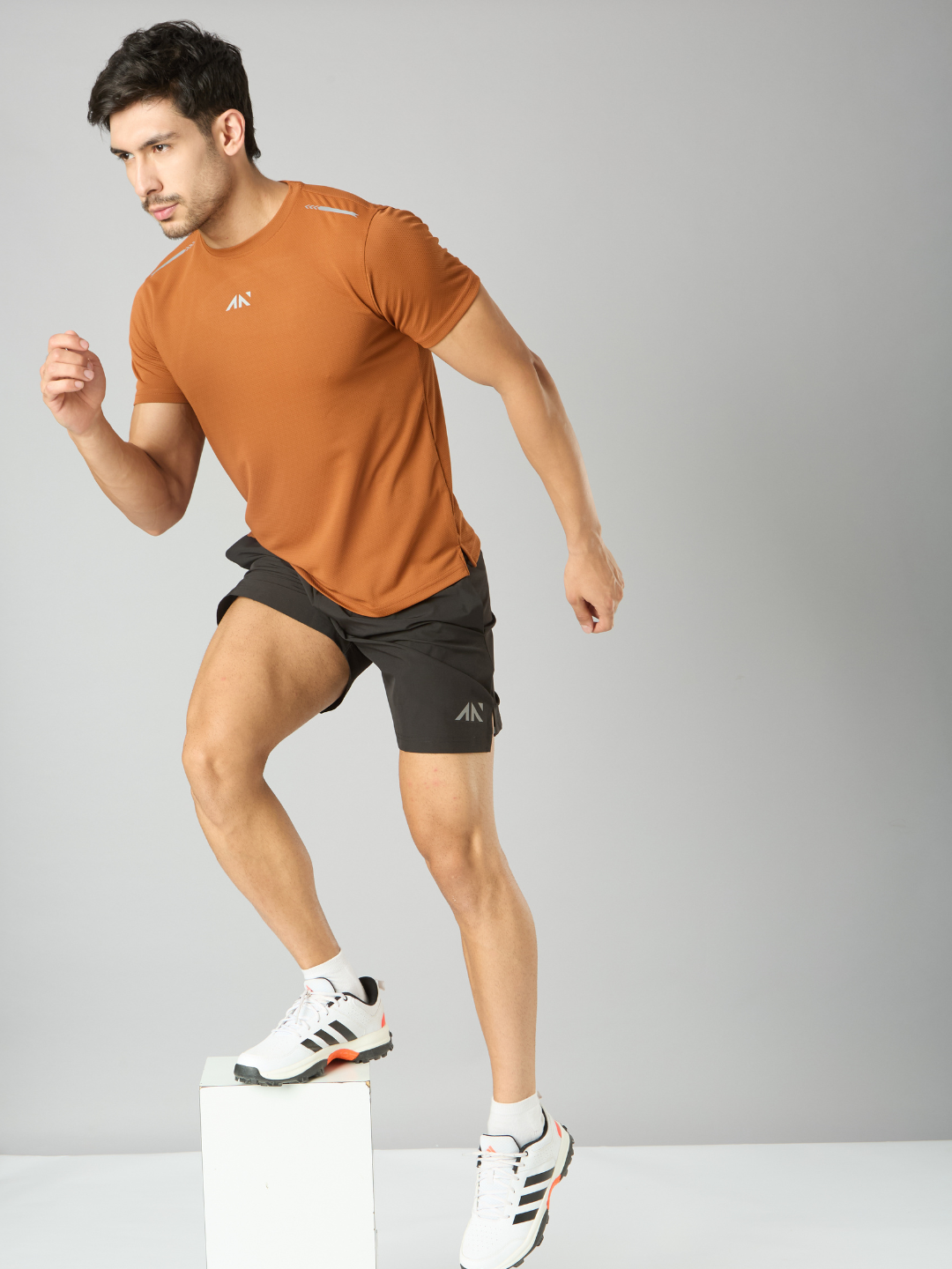 Quick Dry Running T-Shirt Rust