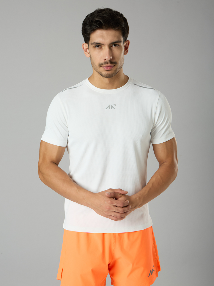 Quick Dry Running T-Shirt White