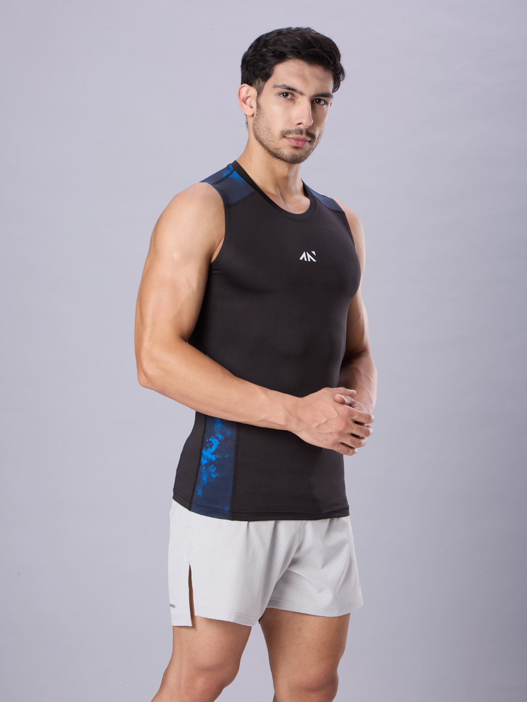 Critical Compression Vest Black Blue