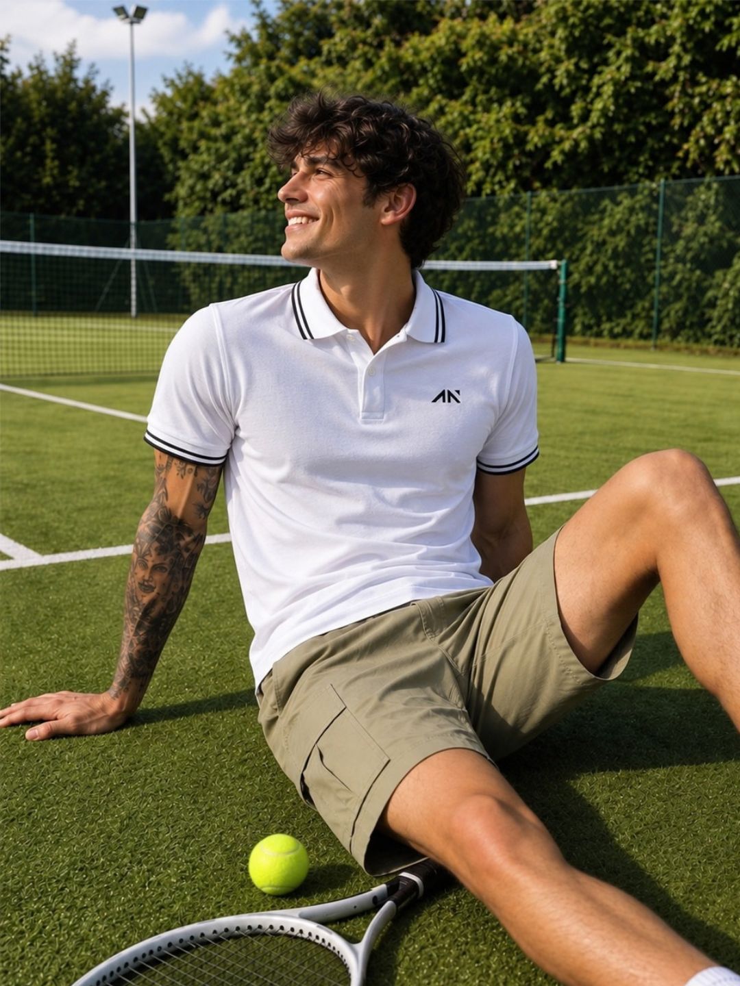 Performance Polo Tshirt White