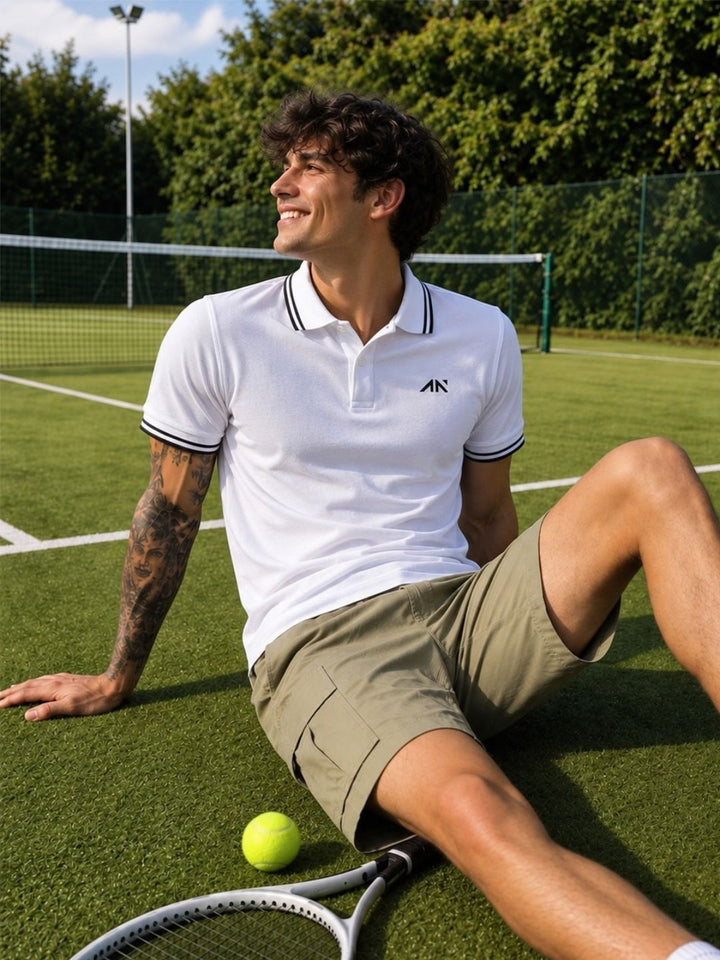 Performance Polo Tshirt White