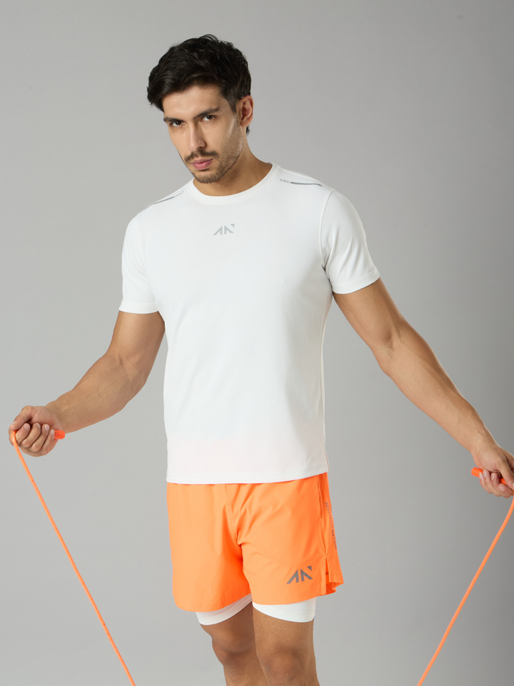 Quick Dry Running T-Shirt White