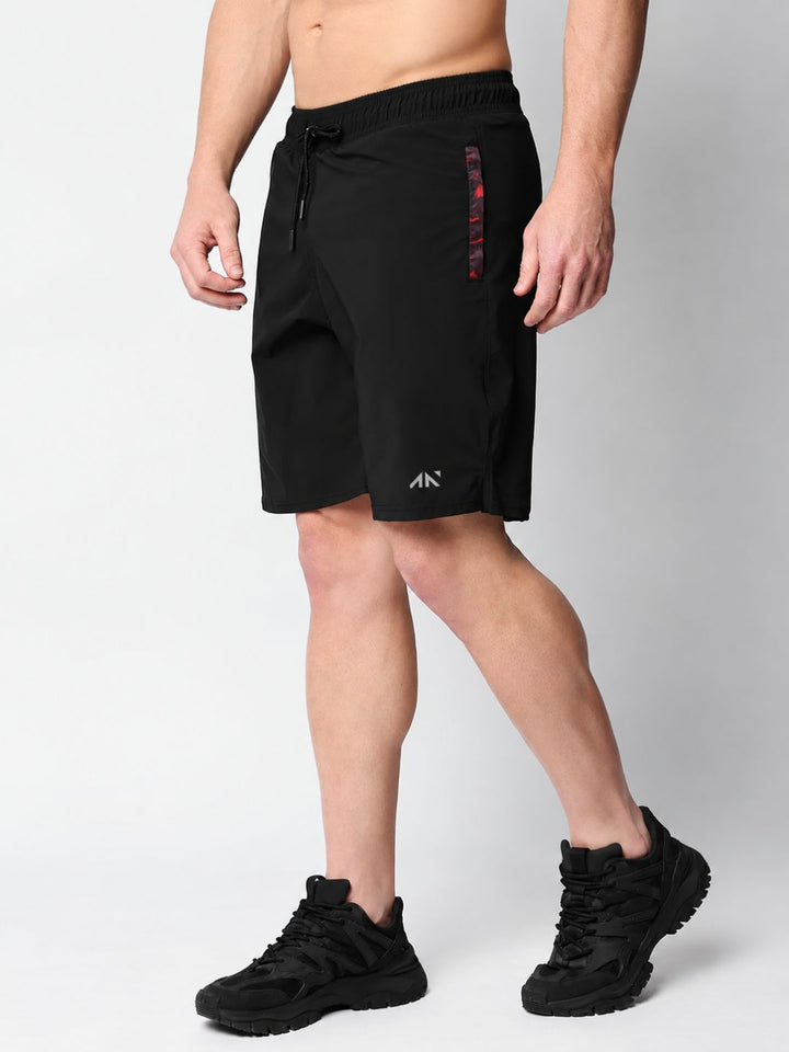 Critical Compression Shorts Black Red