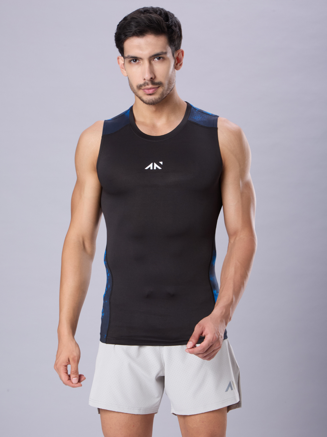 Critical Compression Vest Black Blue
